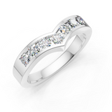 Bague en or blanc 18 carats