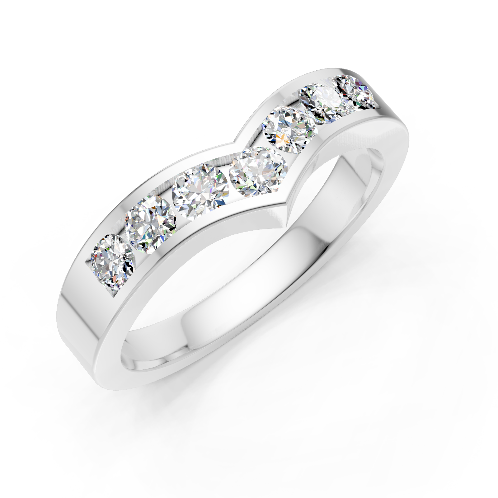 Bague en or blanc 18 carats