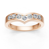Bague en or rouge 18 carats