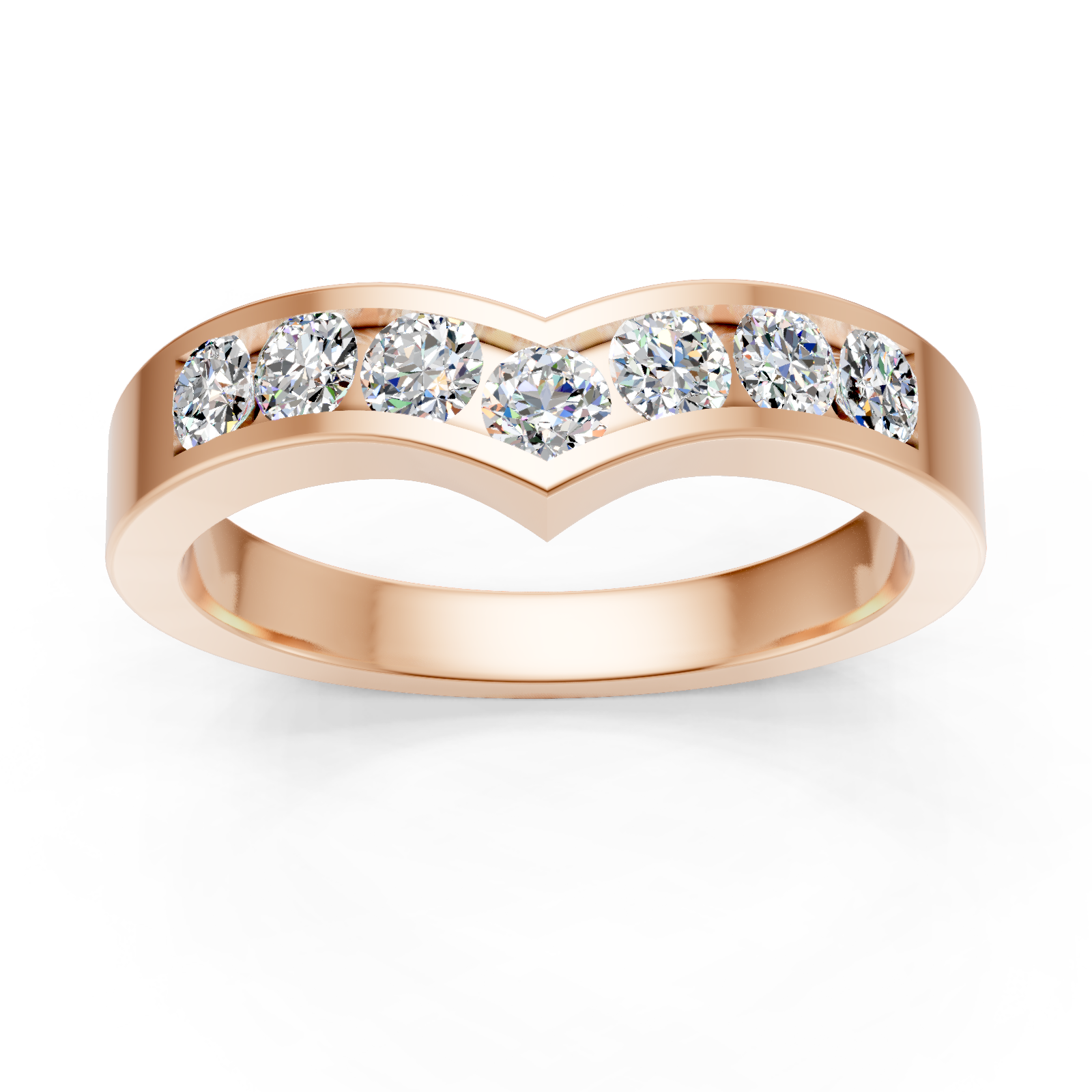 Bague en or rouge 18 carats