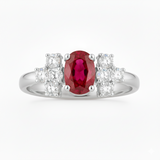 Bague en or blanc 18 carats
