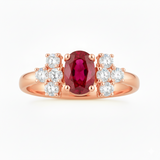 Bague Amalia en or rouge 18 carats