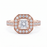 Bague en or rouge 18 carats 