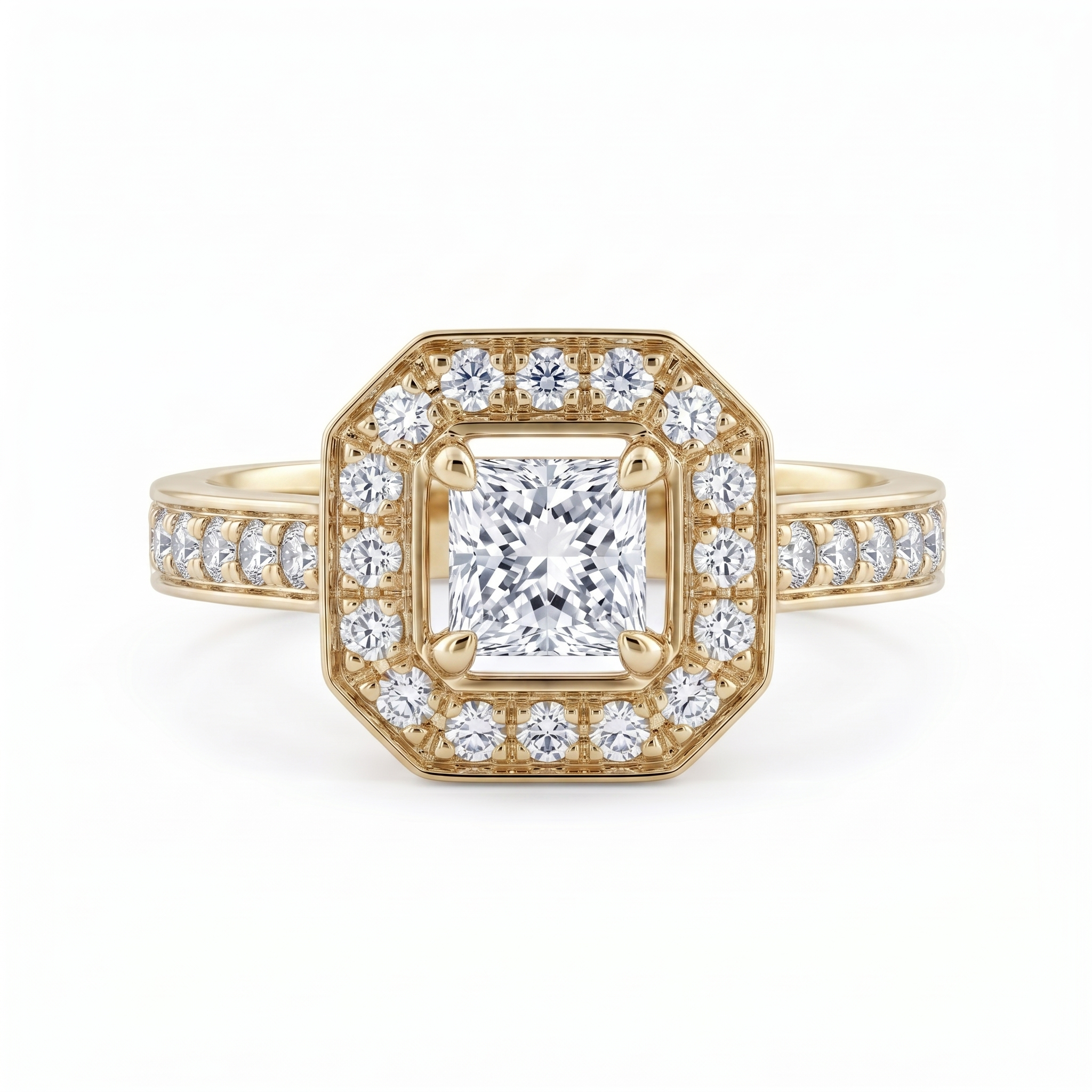 Bague en or jaune 18 carats 
