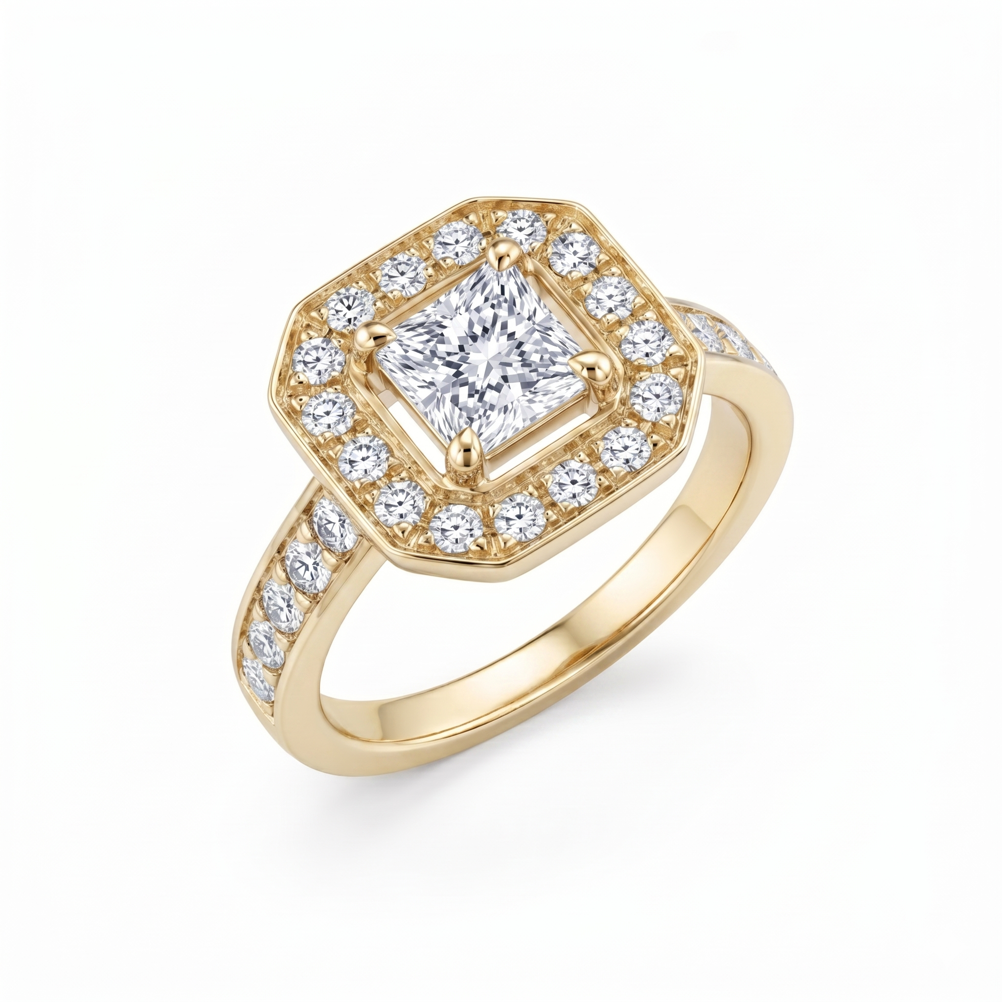 Bague en or jaune 18 carats 