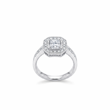 Bague en or blanc 18 carats