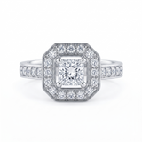 Bague en or blanc 18 carats 