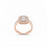 Bague en or rouge 18 carats 