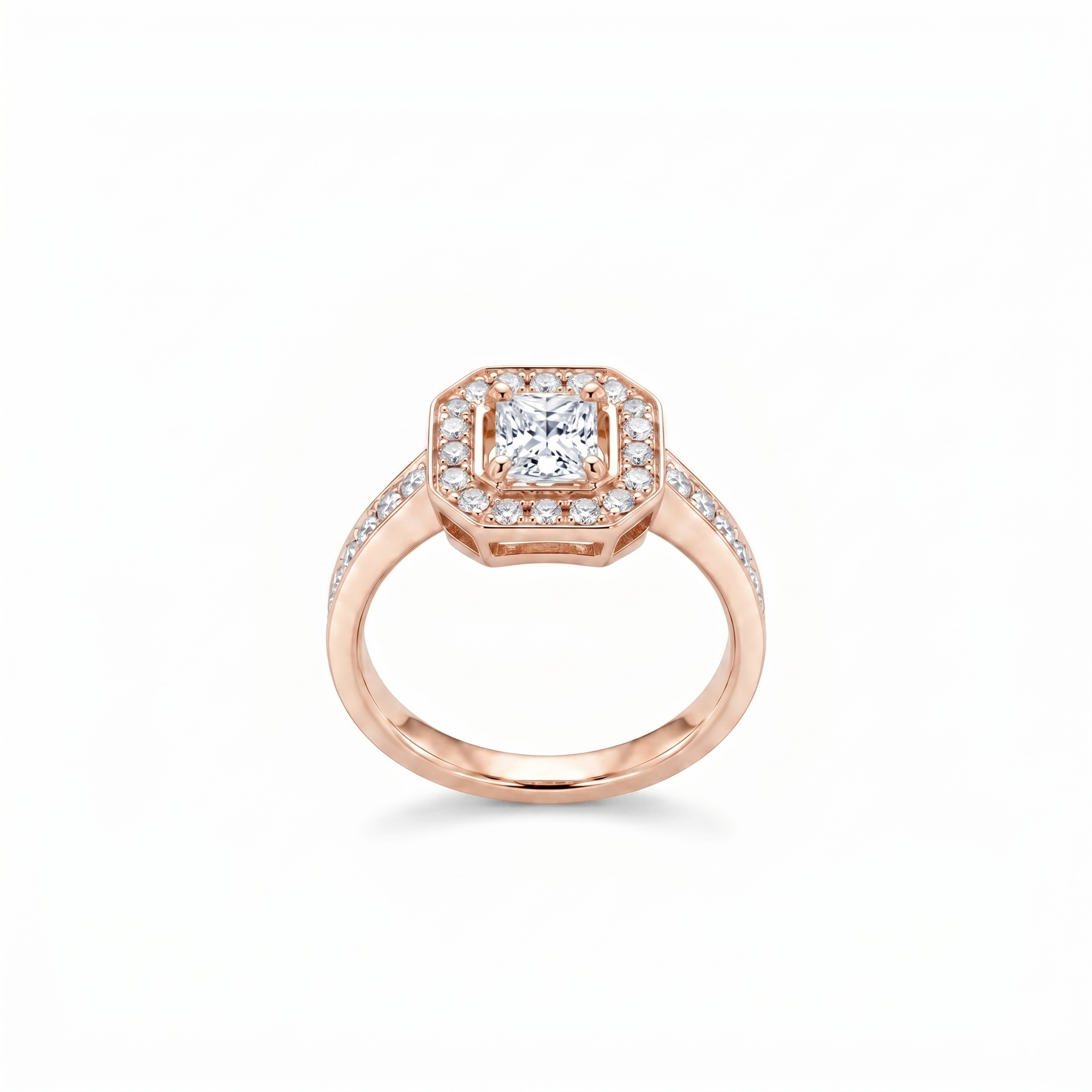 Bague en or rouge 18 carats 