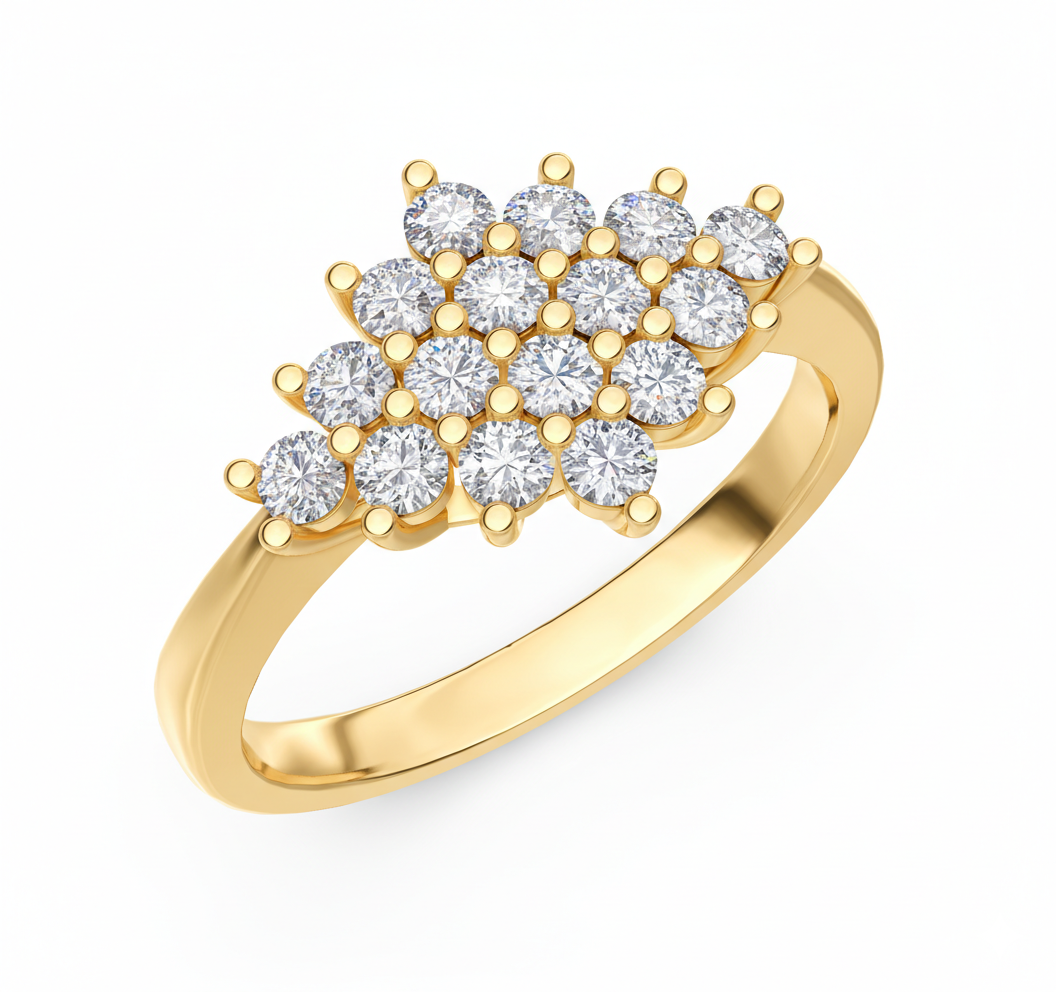 Bague en or jaune 18 carats 