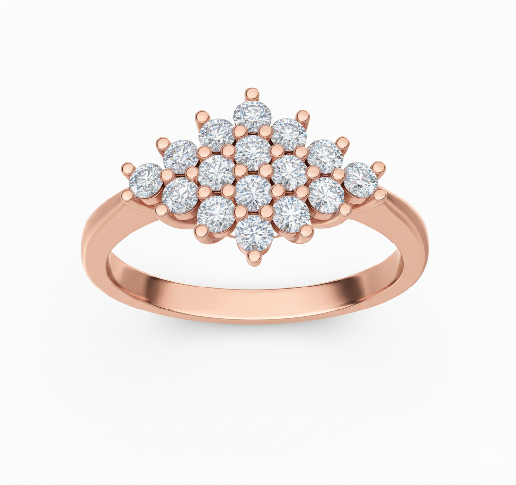 Bague en or rouge 18 carats