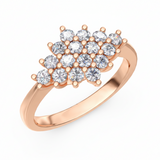 Bague en or rouge 18 carats