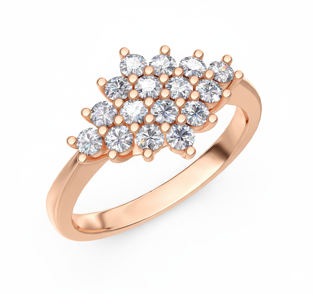 Bague en or rouge 18 carats