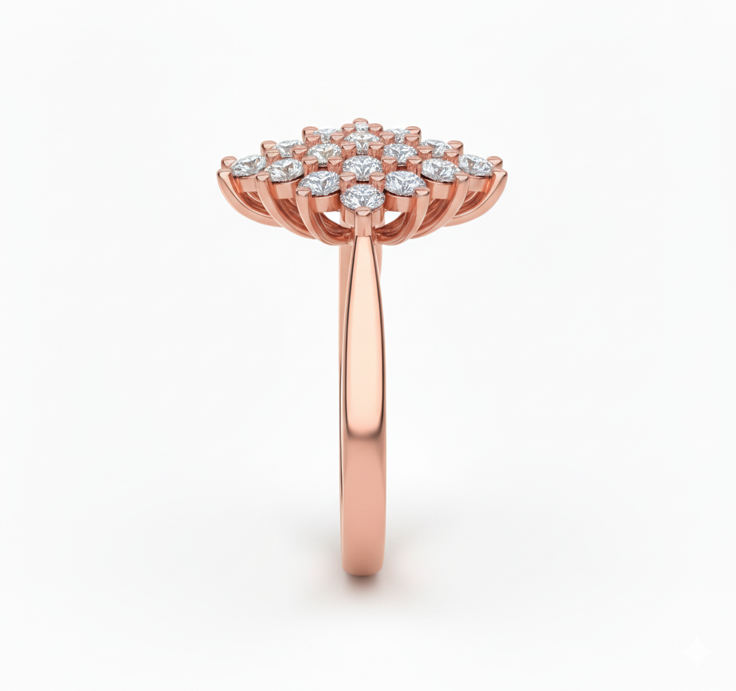 Bague en or rouge 18 carats