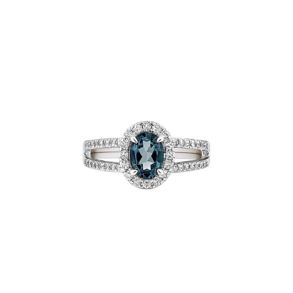 Bague en or blanc 18 carats