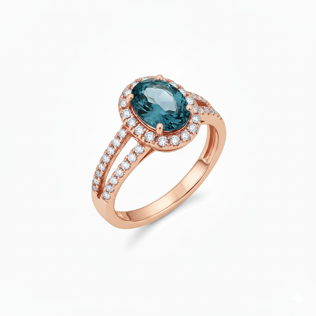 Bague en or rouge 18 carats