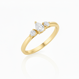 Bague en or jaune 18 carats