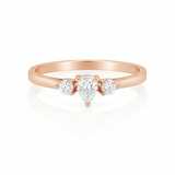 Bague en or rouge 18 carats