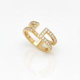 Bague en or jaune 18 carats