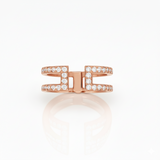 Bague en or rouge 18 carats