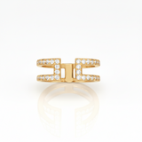 Bague en or jaune 18 carats