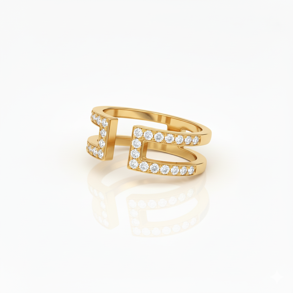 Bague en or jaune 18 carats