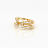 Bague en or jaune 18 carats