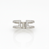 Bague en or blanc 18 carats