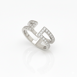 Bague Camille en or blanc 18 carats