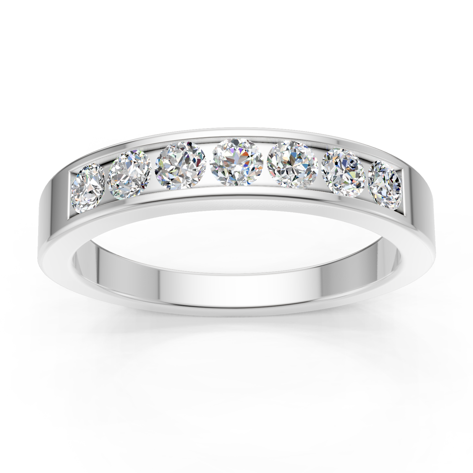Bague en or blanc 18 carats 