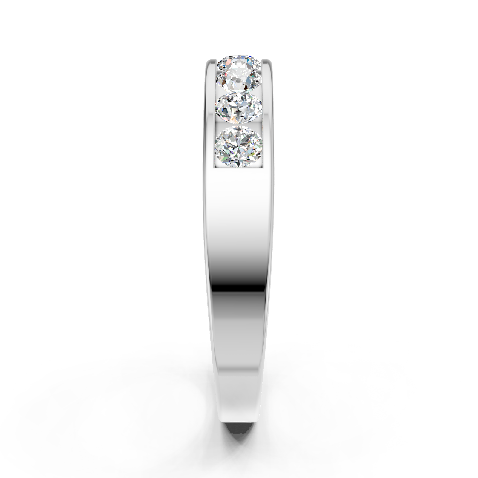 Bague en or blanc 18 carats 
