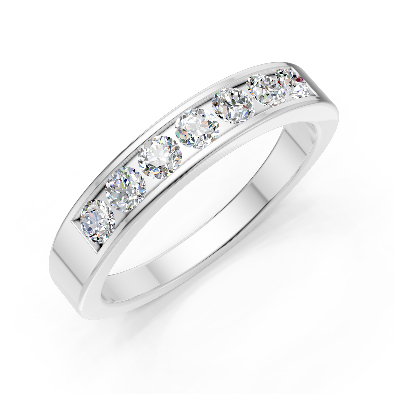 Bague en or blanc 18 carats 