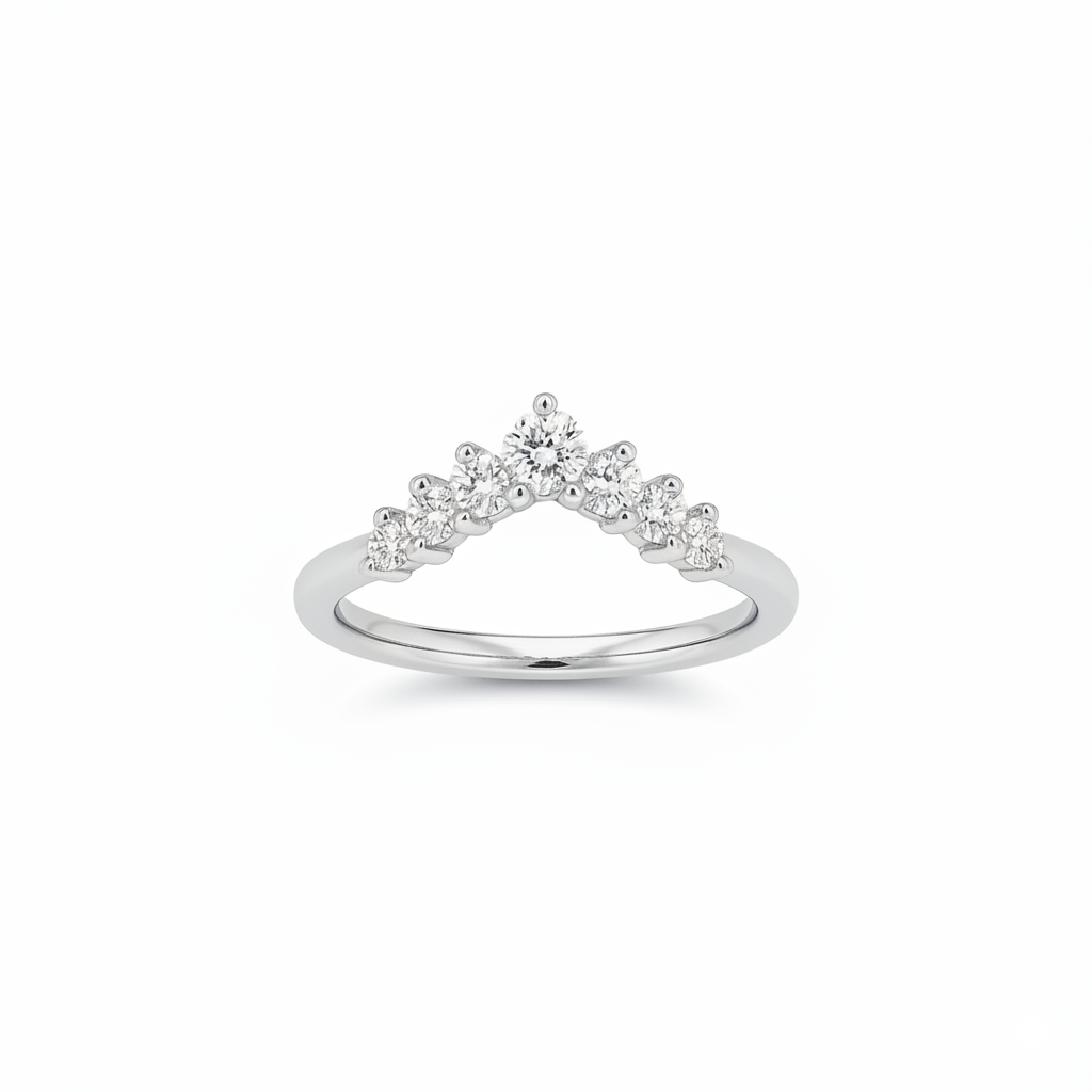 Bague en or blanc 18 carats