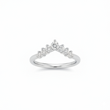 Bague en or blanc 18 carats