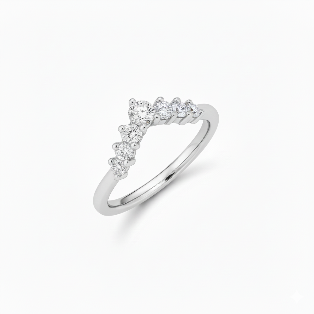 Bague en or blanc 18 carats