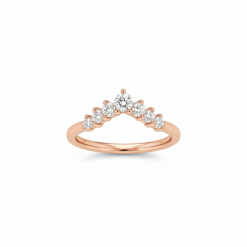 Bague en or rouge 18 carats