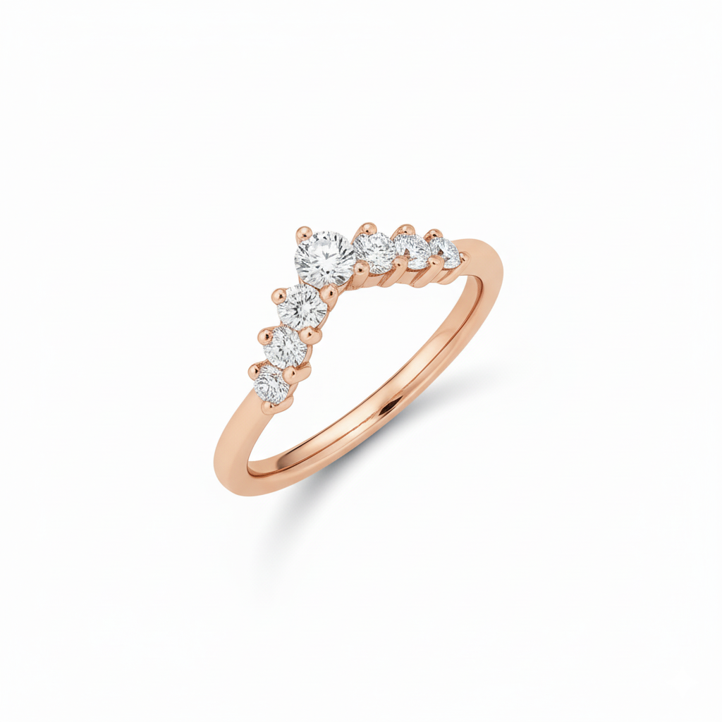 Bague en or rouge 18 carats