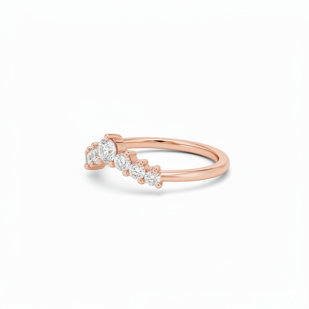 Bague en or rouge 18 carats