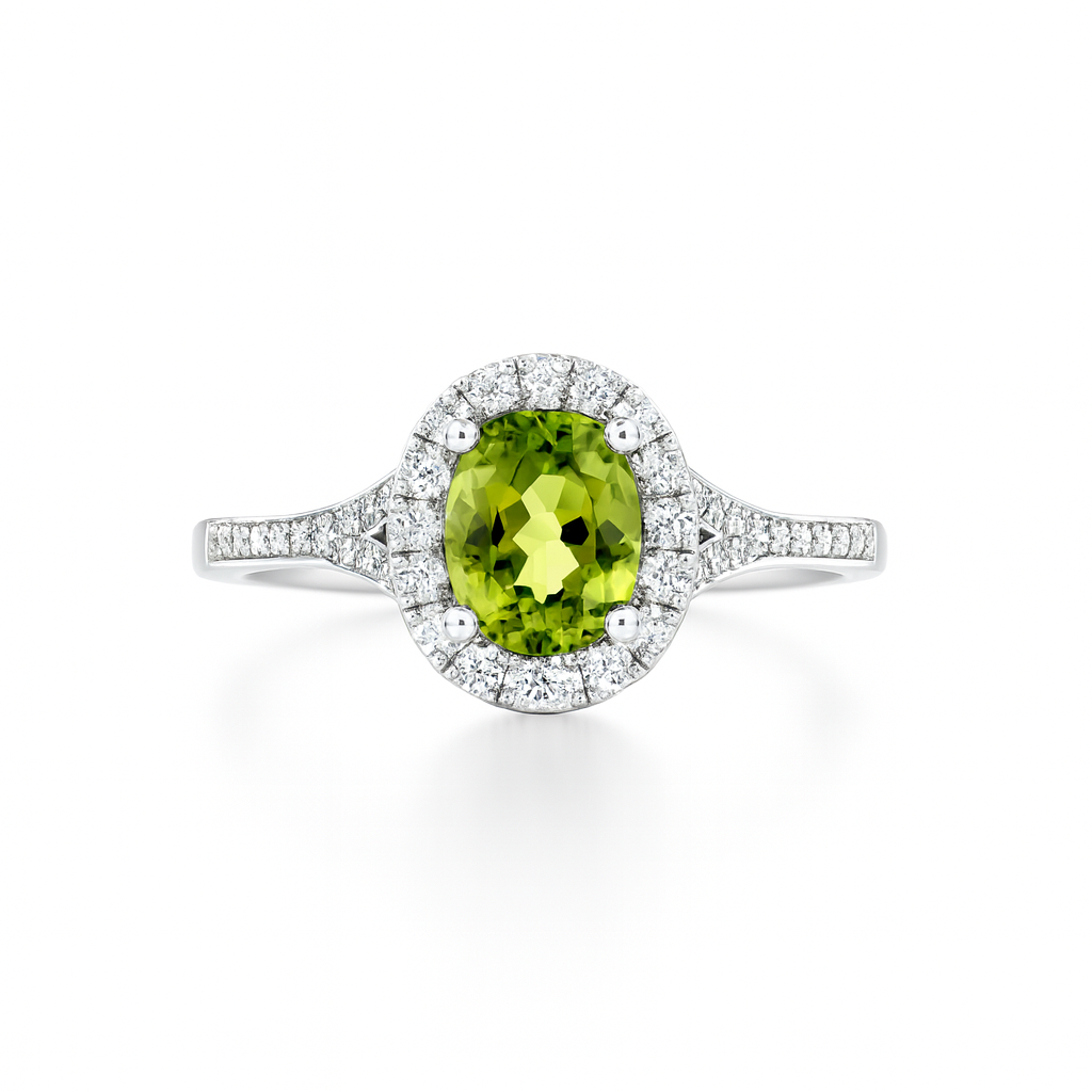 Bague en or blanc 18 carats