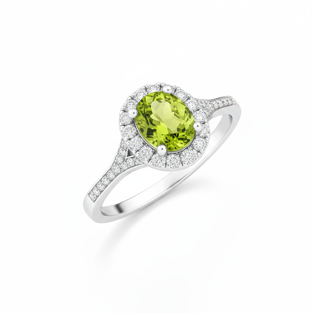 Bague en or blanc 18 carats