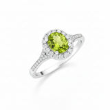 Bague en or blanc 18 carats