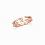 Bague en or rouge 18 carats