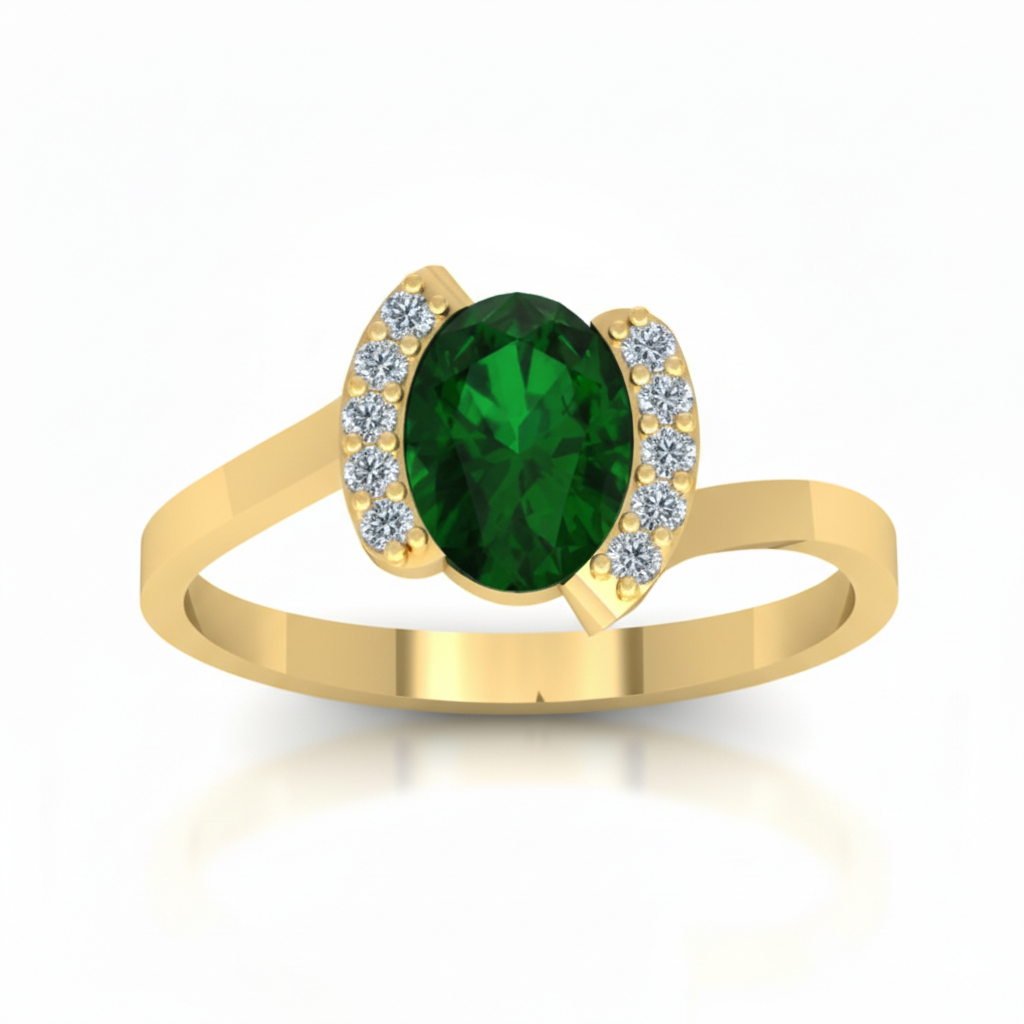 Bague en or jaune 18 carats 