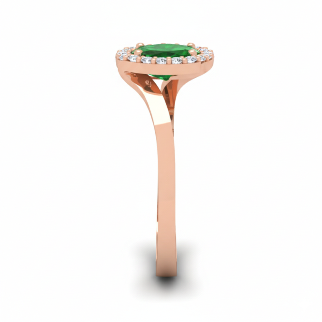 Bague en or rouge 18 carats 