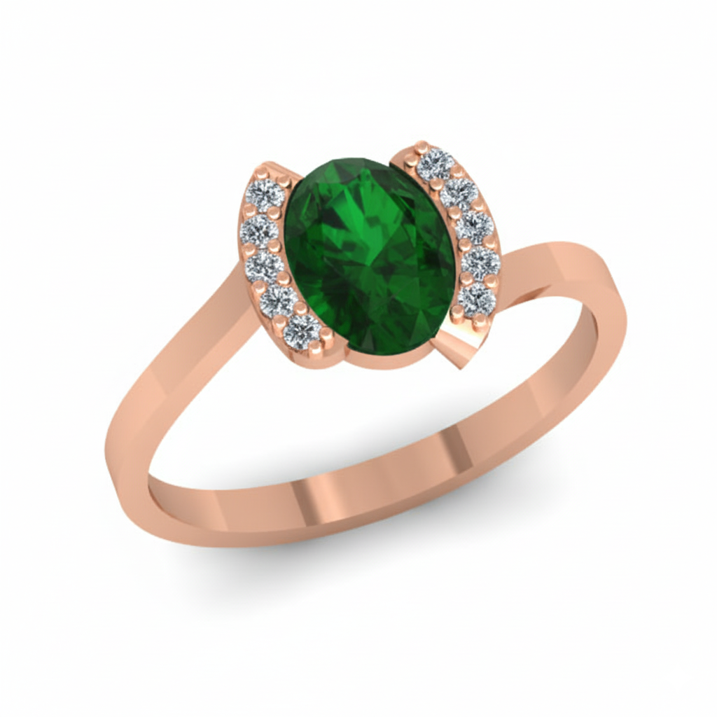Bague en or rouge 18 carats 