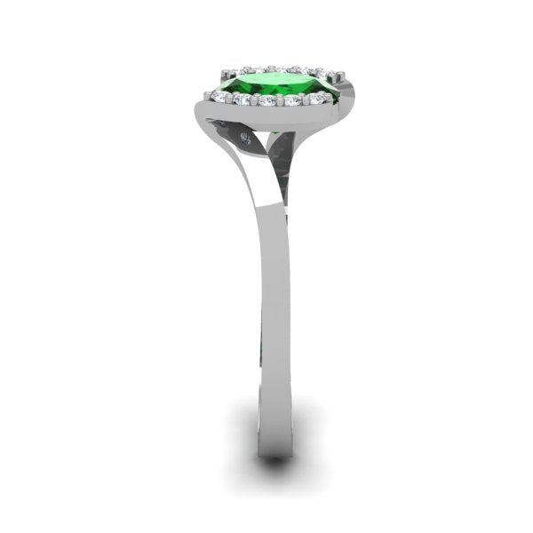Bague en or blanc 18 carats