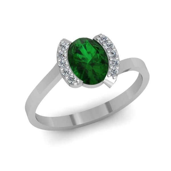 Bague en or blanc 18 carats