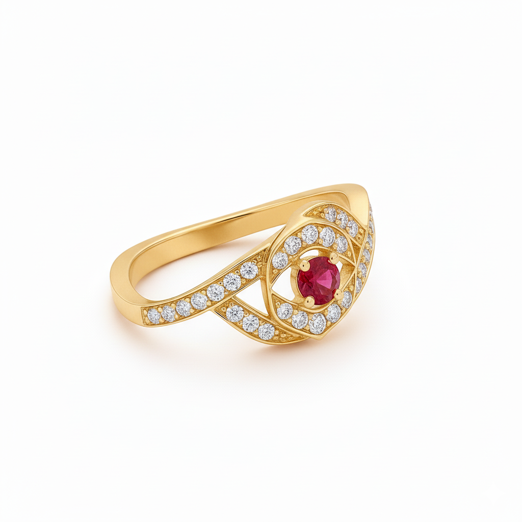 Bague en or jaune 18 carats