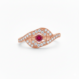 Bague en or rouge 18 carats