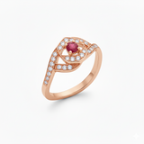 Bague en or rouge 18 carats